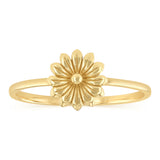 Flower Ring in 9ct Yellow Gold