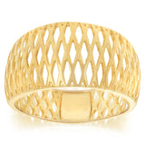 Criss Cross Ring in 9ct Yellow Gold