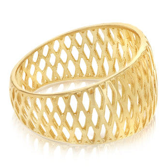 Criss Cross Ring in 9ct Yellow Gold