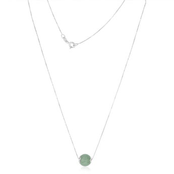 10mm Jade Chain in Sterling Silver