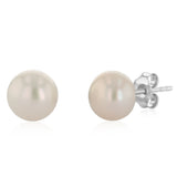 7-8mm Multicolour Freshwater Pearl Earrings Set in Sterling Silver