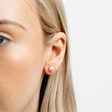 7-8mm Multicolour Freshwater Pearl Earrings Set in Sterling Silver