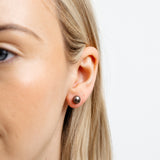 7-8mm Multicolour Freshwater Pearl Earrings Set in Sterling Silver