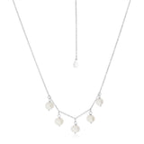 6-7mm White Freshwater Pearl Chain in Sterling Silver