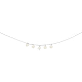 6-7mm White Freshwater Pearl Chain in Sterling Silver