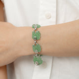 Elephant Jade Bracelet in Sterling Silver
