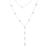 6-9mm White Freshwater Pearl Chain in Sterling Silver