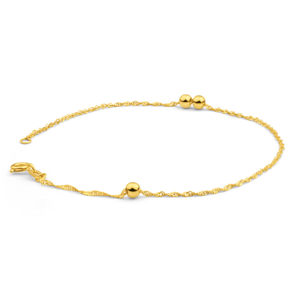 9ct Gold 19cm Silver Filled Bracelet 9ct Gold 19cm Silver Filled Bracelet