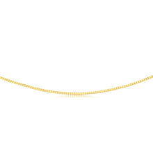 Load image into Gallery viewer, 9ct Yellow Gold Silver Filled 55cm Box Chain