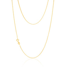 Load image into Gallery viewer, 9ct Yellow Gold Silver Filled 60cm Curb Chain