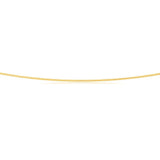 9ct Yellow Gold Silver Filled 60cm Curb Chain