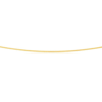 9ct Yellow Gold Silver Filled 60cm Curb Chain