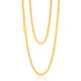 9ct Yellow Gold Filled 50cm Curb Chain