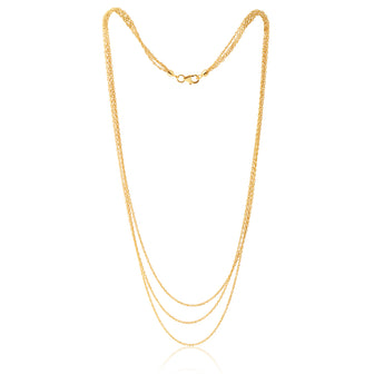 9ct Gold Silver Filled 43cm Necklace