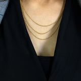 9ct Gold Silver Filled 43cm Necklace