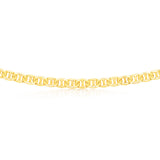 9ct Yelllow Gold Silver Filled Anchor 170 Gauge 55cm Chain
