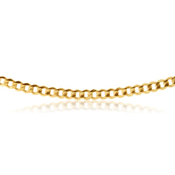 9 carat Silver Filled Figaro 120Gauge 21cm Bracelet