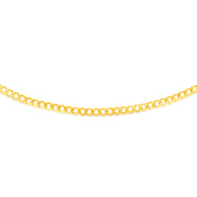 Load image into Gallery viewer, 9ct Yellow Gold Copperfilled Curb 150 Gauge 60cm Chain