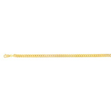 Load image into Gallery viewer, 9ct Yellow Gold Silverfilled 120 Gauge 21cm Bracelet