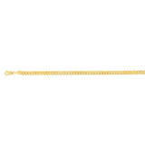 9ct Yellow Gold Silverfilled 120 Gauge 21cm Bracelet