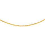 9ct Yellow Gold Silver Filled 120 Gauge 55cm Chain