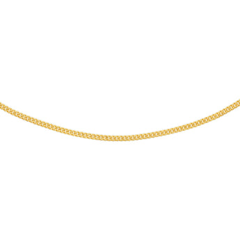 9ct Yellow Gold Silver Filled 120 Gauge 55cm Chain