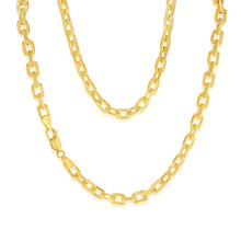 Load image into Gallery viewer, 9ct Yellow Gold Silverfilled 160Gauge 45cm Chain