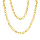 9ct Yellow Gold Silver Filled 160Gauge 45cm Chain
