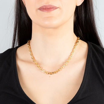 9ct Yellow Gold Silver Filled 160Gauge 45cm Chain