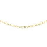 9ct Yellow Gold Silver Filled 120 Gauge 45cm Chain