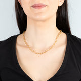 9ct Yellow Gold Silver Filled 120 Gauge 45cm Chain