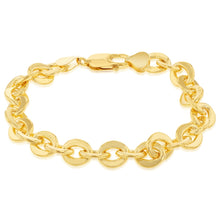 Load image into Gallery viewer, 9ct Yellow Gold Silverfilled 200Gauge 19cm Bracelet