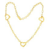9ct Yellow Gold Silverfilled 65 Gauge Curb 25cm Anklet