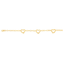 Load image into Gallery viewer, 9ct Yellow Gold Silverfilled 65 Gauge Fancy 16cm Bracelet