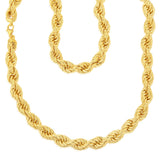 9ct Yellow Gold Silverfilled 200 Gauge 60cm Chain