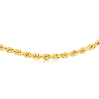 9ct Yellow Gold Silverfilled 200 Gauge 60cm Chain