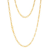 9ct Yellow Gold Silver Filled 80 Gauge 45cm Chain