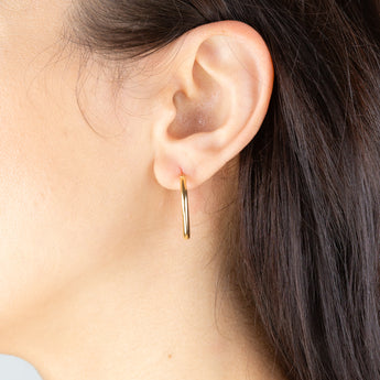 9ct Yellow Gold Silver Filled Fancy Diamond Shape Earrings