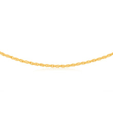 Load image into Gallery viewer, 9ct Yellow Gold Silverfilled 45cm Fancy Chain