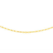 Load image into Gallery viewer, 9ct Yellow Gold Silver-Filled Fancy 45cm Chain.