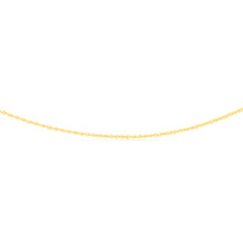 Load image into Gallery viewer, 9ct Yellow Gold Silver-filled Fancy 45cm Chain