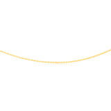 9ct Yellow Gold Silver-filled Fancy 45cm Chain
