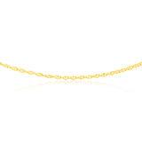 9ct Yellow Gold Silver filled 50cm Chain
