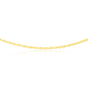 9ct Yellow Gold Silver filled 50cm Chain