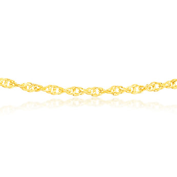 9ct Yellow Gold Silver filled 50cm Chain