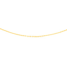 Load image into Gallery viewer, 9ct Yellow Gold Silverfilled Fancy 45cm Chain