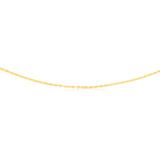 9ct Yellow Gold Silver Filled Fancy 45cm Chain