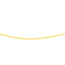 Load image into Gallery viewer, 9ct Yellow Gold Silverfilled Fancy 50cm Chain