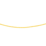 9ct Yellow Gold Silver Filled Fancy 50cm Chain