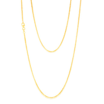 9ct Yellow Gold Fancy 60cm Chain